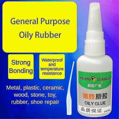 Colle huileuse haute résistance pour soudure. colle universelle super adhésive. colle forte pour plastique. bois. céramique et métal. agent de soudure 20 g (1/4)