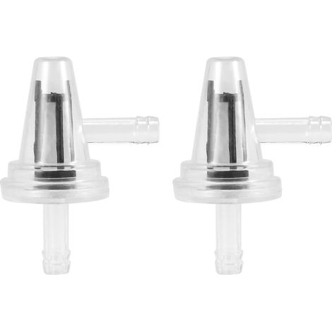 Paquete de 2 filtros de combustible transparentes en línea para motos de nieve de 1/4 6/7 mm (1/5)
