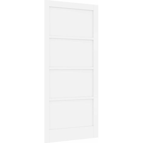 Puerta Interior Blanco 93 x 202 cm Madera contrachapada vidaXL
