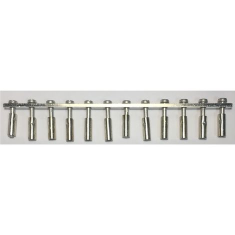 Legrand 039418 Bare pre-assembled connection bar 12- Viking 3 terminal block - low spacer - pitch 15