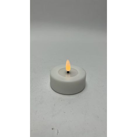 BONTURI CASA HOME DECORATION Tealight D 6,8 Cm Bianca con Timer