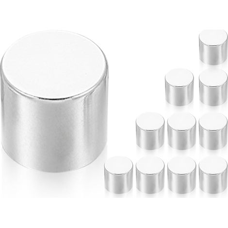 Lot de 10 Embouts 10 mm en Acier Inoxydable pour Bracelet, Collier, Cordons et Tringles à Rideaux