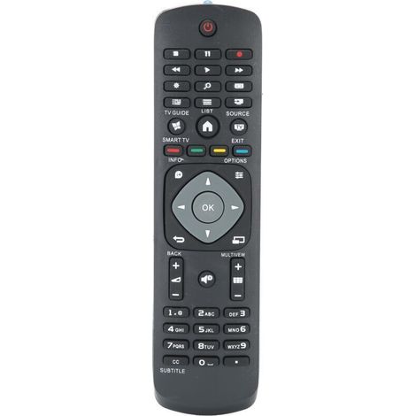 Universal replacement remote control for Philips TVs – Compatible with LCD and LED TVs – 8m transmission distance – Compact and easy to use