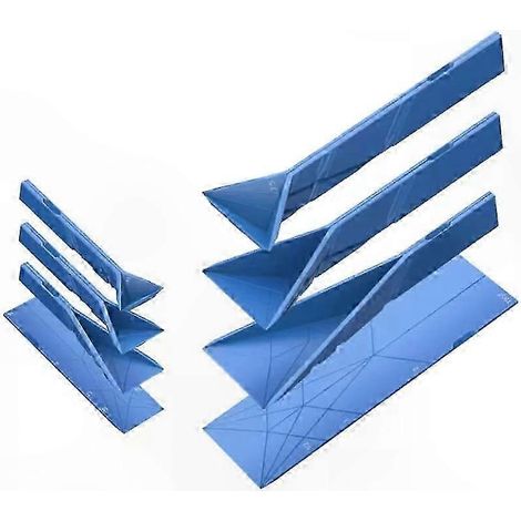 Ensemble de cuillères doseuses 3 en 1 - 2 pièces avec 6 options de taille pour polygones plats (1/5)