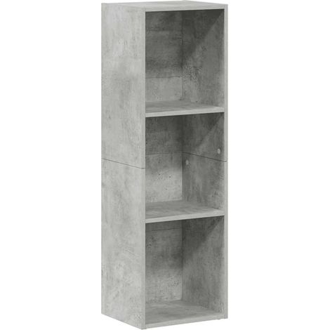 Maison Exclusive - Libreria/Mobile TV Grigio Cemento 36x30x114cm Legno Multistrato (1/5)