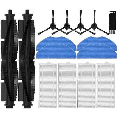 Pièces détachées pour aspirateur robot 360 S8/S8 Plus : brosse principale, brosse latérale, filtre HEPA haute efficacité et consommables de remplacement (1/5)
