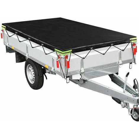 Bâche pour remorque 212 x 123 x 8 cm pour 500-750 kg (1/4)