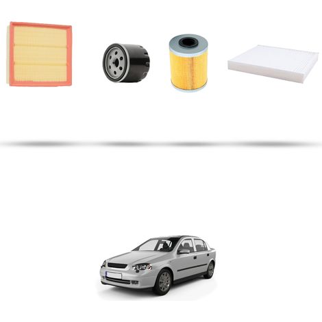 Kit tagliando 4 filtri compatibile con Opel Astra G 1.7 Turbo Diesel 50kw dal 1998 (1/5)