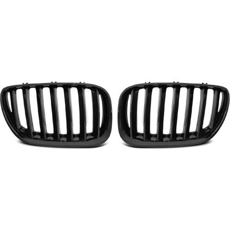 Grilles de calandre BMW X5 E53 LCI de 2004 a 2006 Noir Brillant-28699172 (1/4)