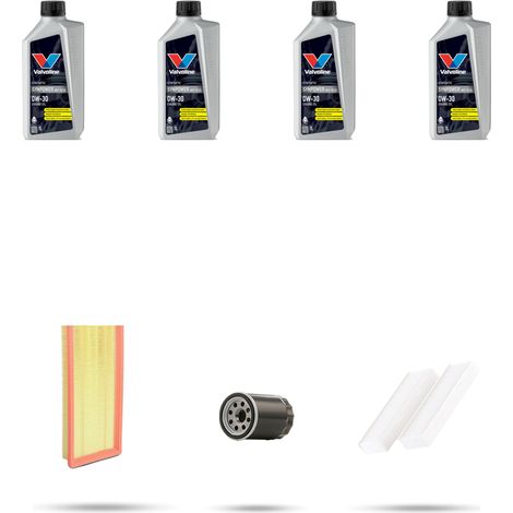 Kit tagliando 3 FILTRI e 4L OLIO compatibile con Citroen C4 III 1.2 Puretech 74kw dal 2021 (1/5)