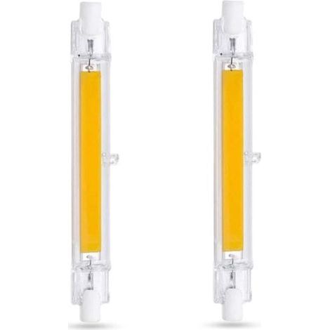 R7S 118 mm 20-W-LED-Lampe, Kaltweiß 6000 K, 1000 lm, entspricht einer 160-W-Halogenlampe, dimmbar, 2er-Pack (1/4)
