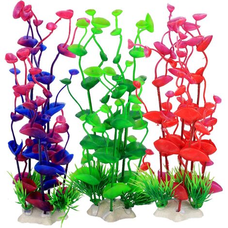 künstliche Aquarienpflanzen (24 cm), große Wasserpflanzen (1/5)