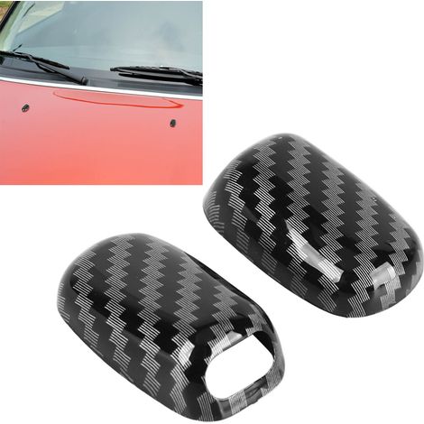 Dekorativer Aufnäher in Carbon-Optik für MINI Cooper R Modelle mit Motorhaubenwaschdüsen (keine Kartonverpackung erforderlich) (wird paarweise verkauft) (1/5)