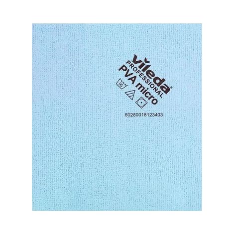 Lavette microfibre pva micro bleu vileda sachet de 5