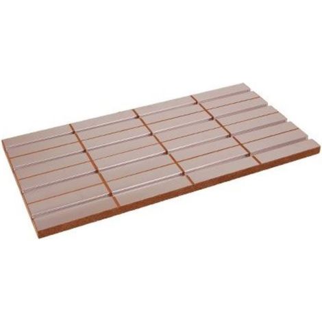 Verlegeplatte Holzfaser Alu, Verlegeabstand 12,5 cm, 1.000 x 500 x 30 mm, 5 Stück, MC10000091