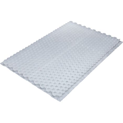 Vivol – Dalle stabilisatrice de gravier 117,6 x 76,4 cm – 0,9 m2 – Toile anti-racine – Pour trafic lourd – Polypropylène recyclé