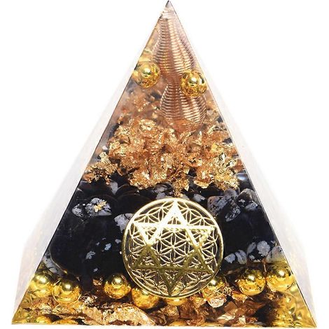 Orgonit-Chakra-Energiepyramide Aura-Wahrsage-Zubehör Yoga-Meditation