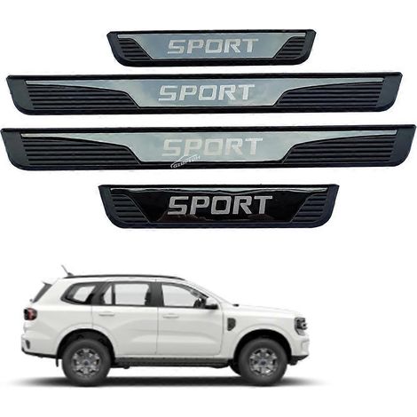 Plaque de seuil de porte d'entrée pour Ford Everest Ambiente 2024 2025 Accessoires Panneaux de protection de bas de caisse Cache-éraflures( ) (1/5)