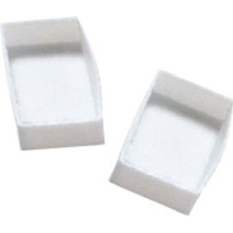 100PZ TAPPO PER PROFILO MOSCHIERA BIANCO (1/2)