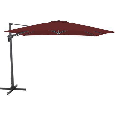 Doppler Sonnenschirm / Ampelschirm "Active Pendel Green Edition 310 x 210", 310 x 210 cm, bordeaux, Bezug 100 % Polyester, Gestell aus Aluminium, 26,2 kg (1/5)
