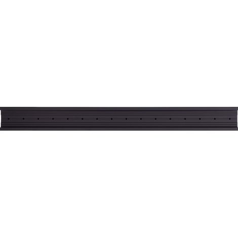 Profilé en aluminium noir pour rail linéaire coulissant, encastrable en V, 400mm (15.75in), pour impression et gravure (1/5)