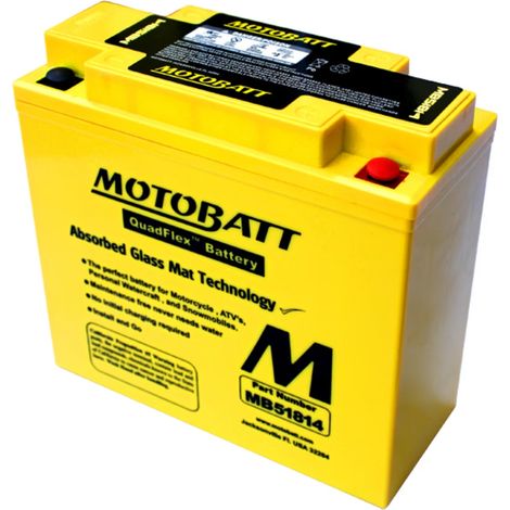 MotoBatt MB51814 12V 20Ah – Batteria AGM Precaricata Sigillata