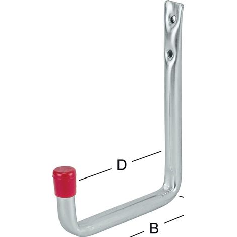 VORMANN Wandhaken U-Form ohne Gummierung 150 mm STA verz - 001450006Z