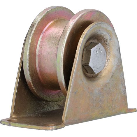 Rail de guidage robuste pour câbles métalliques, à gorge en H de 60 mm, avec support de 2,5 mm pour équipements de levage (1/5)