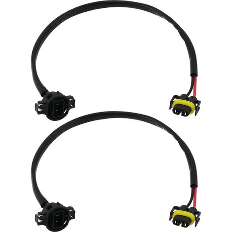 Set of 2 Conversion Cables for Fog Lights PSX24W 5202 H16 to H11 H8 Compatible with Subaru BRZ 2013-2015 (1/5)