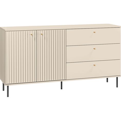 Buffet 2 ante 3 cassetti Nova beige 85cm
