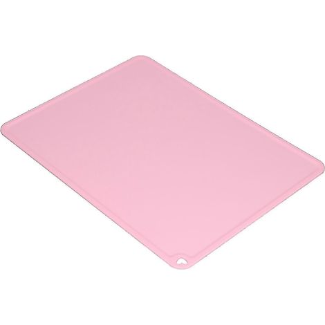 Set de table en silicone imperméable et antidérapant, résistant à la chaleur, rose foncé, 41 x 31 x 1 cm (1/5)