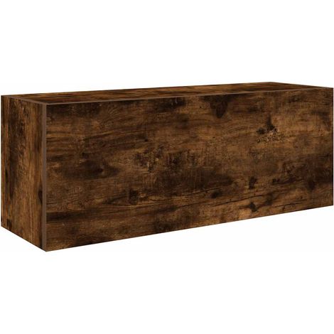 Maison Exclusive - Bad-Wandschrank Räuchereiche 80x25x30 cm Holzw