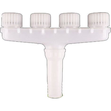 Multifunktionaler Bewässerungskopf aus Kunststoff, Sprühnebel für Garten und Landwirtschaft im Freien, vier Löcher (1/5)