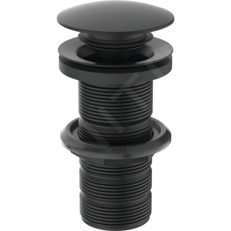 Ideal Standard - Bonde Click-Clack pour lavabos sans trop-plein, noir E1483XG (1/4)
