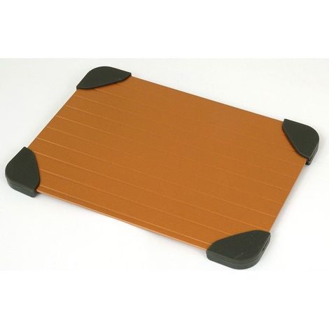 Bac de dégivrage dégivrage Viande rapide plateau en cobre 23x16,5 cm