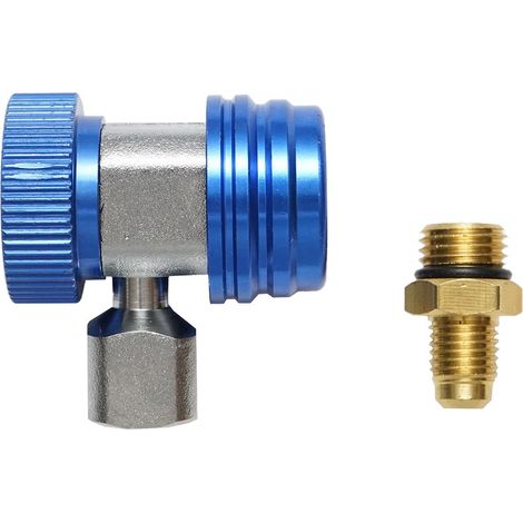 Attacco rapido per sistema di condizionamento dell'aria a bassa pressione con freon R-134A Breckner Germany (1/4)