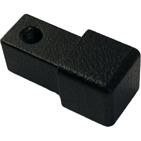 Capsule per raccordi triass projolly square h=10 mm alluminio simm stone black