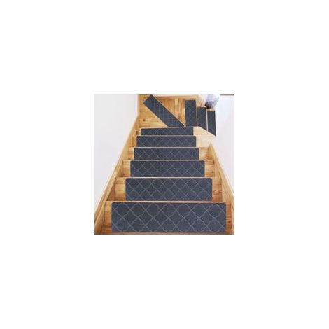 Lot de 5 marches d'escalier antidérapantes - gris classique pour les enfants, les personnes âgées, les animaux de compagnie, pour la traction dans les escaliers