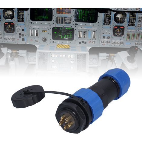SP20-Rückmutter, IP68 wasserdichte Rückmutter für Luftfahrtstecker und -buchse, mehradrige, verschweißte Stecker- und Buchsenverbindung, 380 V, 5 Leiter. (1/5)