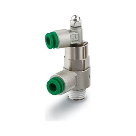 Clapet anti-retour SMC AS Fileté R 1/8 Femelle, R 1/8 Mâle, 0.1 1MPa ( Prix pour 1 )