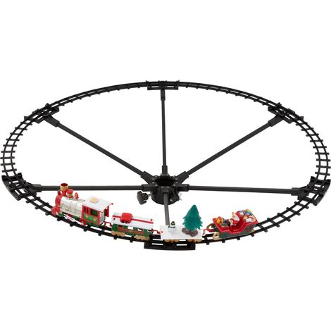 ECD Germany Decorazioni Natalizie a Set di Treno Elettrico per Albero Natale (1/5)