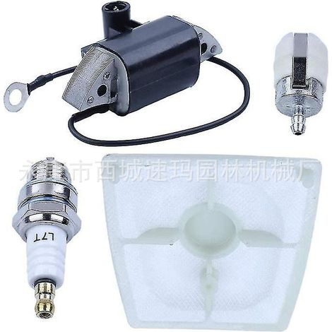 Accessoires pour tondeuse à gazon, tronçonneuse, bobine haute tension, bougie d'allumage, kit de filtre à air compatible avec 041 AV041