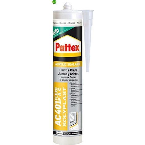 Silicone acrilico Pattex ac401 flexo pac giunti&crepe ml.300