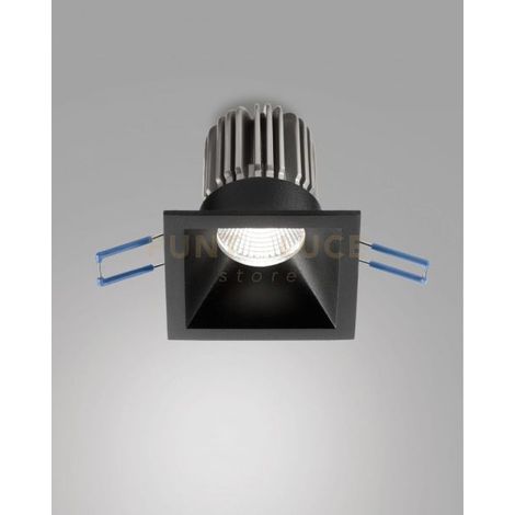 TOODLE FARETTO INCASSO QUADRATO 11W 3000K 1250LM NERO DIMMERABILE