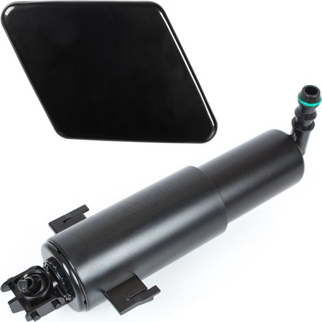 BMW 3er E90 E91 04-08 Scheinwerferwaschanlage + Scheinwerferabdeckung links, 2-teiliges Set (1/5)
