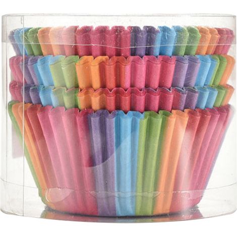 Cupcake Liner - Papier Naturel Alimentaire - Résistant à la Chaleur - Pour Four Micro-ondes Congélateur - 100 Pièces (1/5)