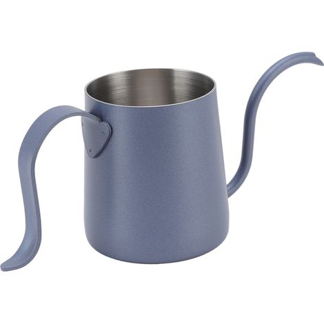 Dickwandiger Wasserkocher aus Edelstahl 304 mit Ausguss, dunkelblau, 250 ml, für Filterkaffee, Kaffeemaschine mit Filter (1/5)