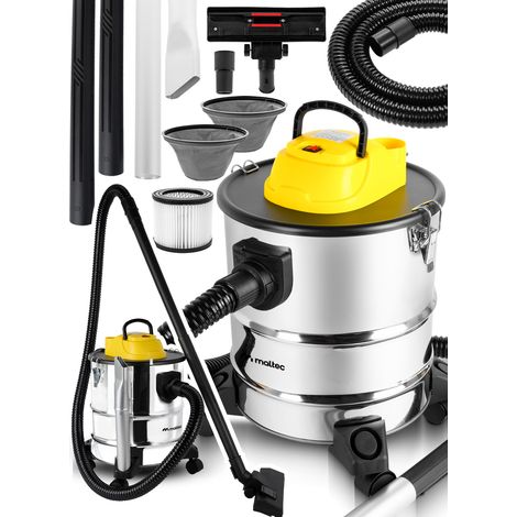 Industriesauger für Asche, Öfen, Böden, Kamine, Leistung 20 l 2000 W Maltec ML2500-ASH-industrial (1/5)
