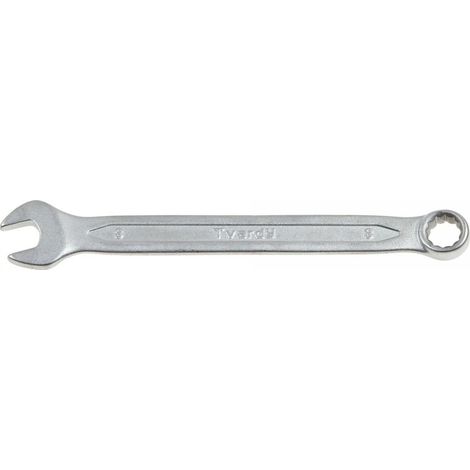 Clé plate CRV 9 mm finition satinée - CS DIN3113A(10/250) (1/2)
