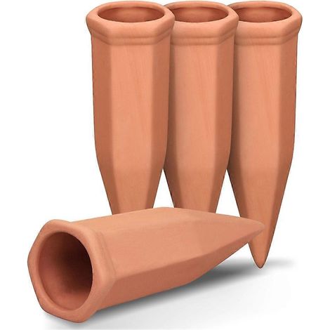 Terracotta arrosage piquets Wine bouteille arrosage Stakes Slow libération Self arrosage jardinière Insert pour Out (1/5)